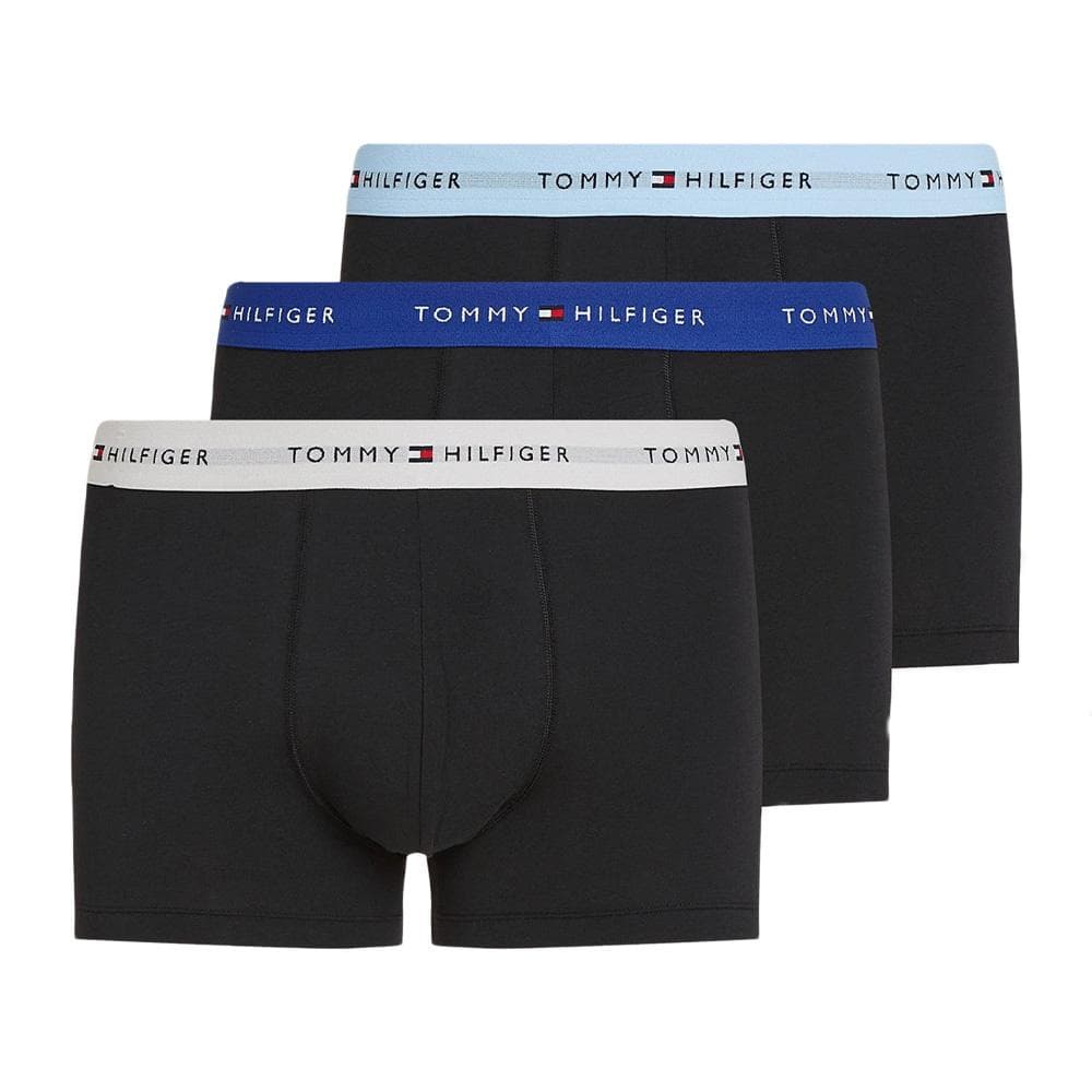 X3 Boxers Noir/Gris/Marine/Bleu Homme Tommy Hilfiger Trunk 1