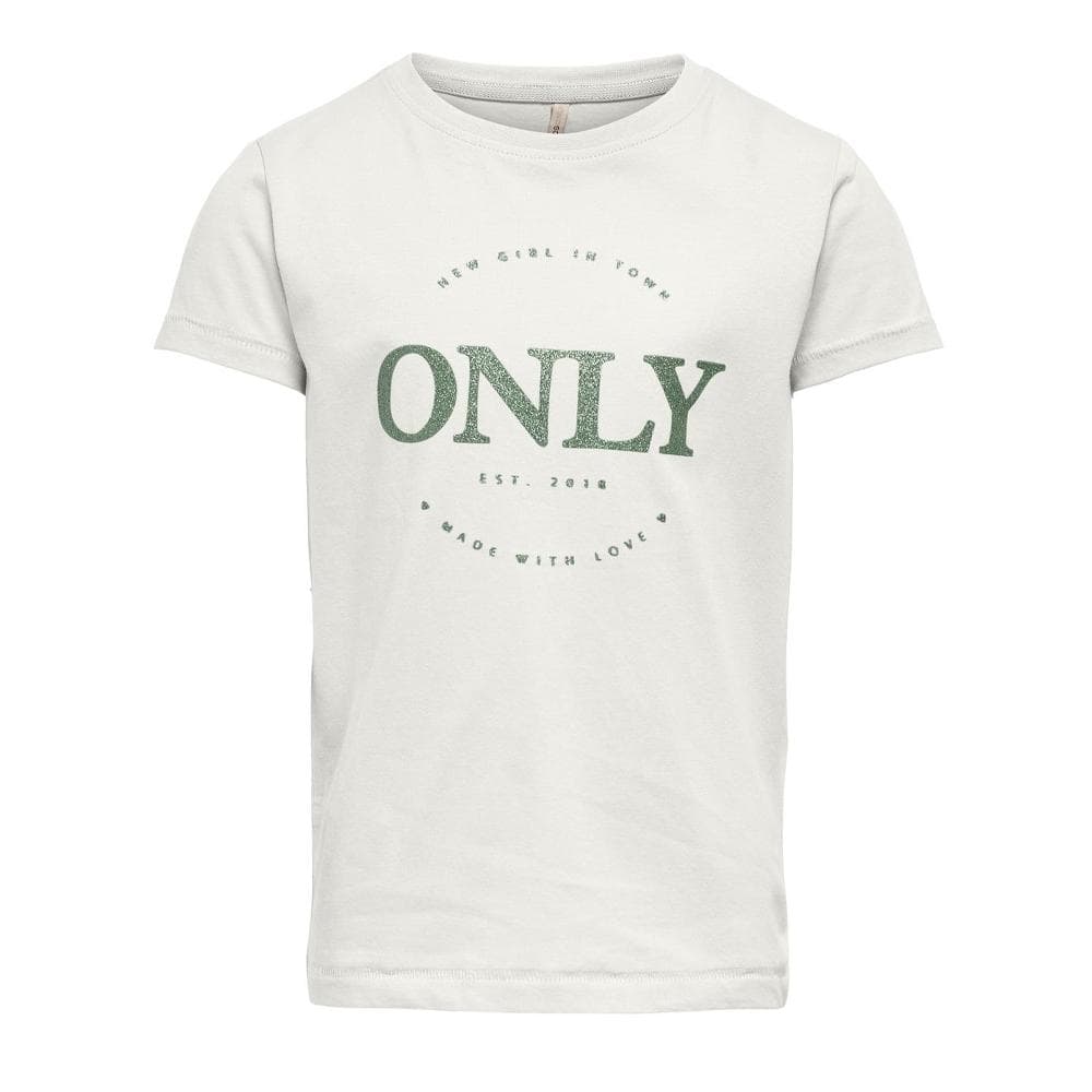 T-shirt Écru Fille Kids ONLY Kogwendy 1