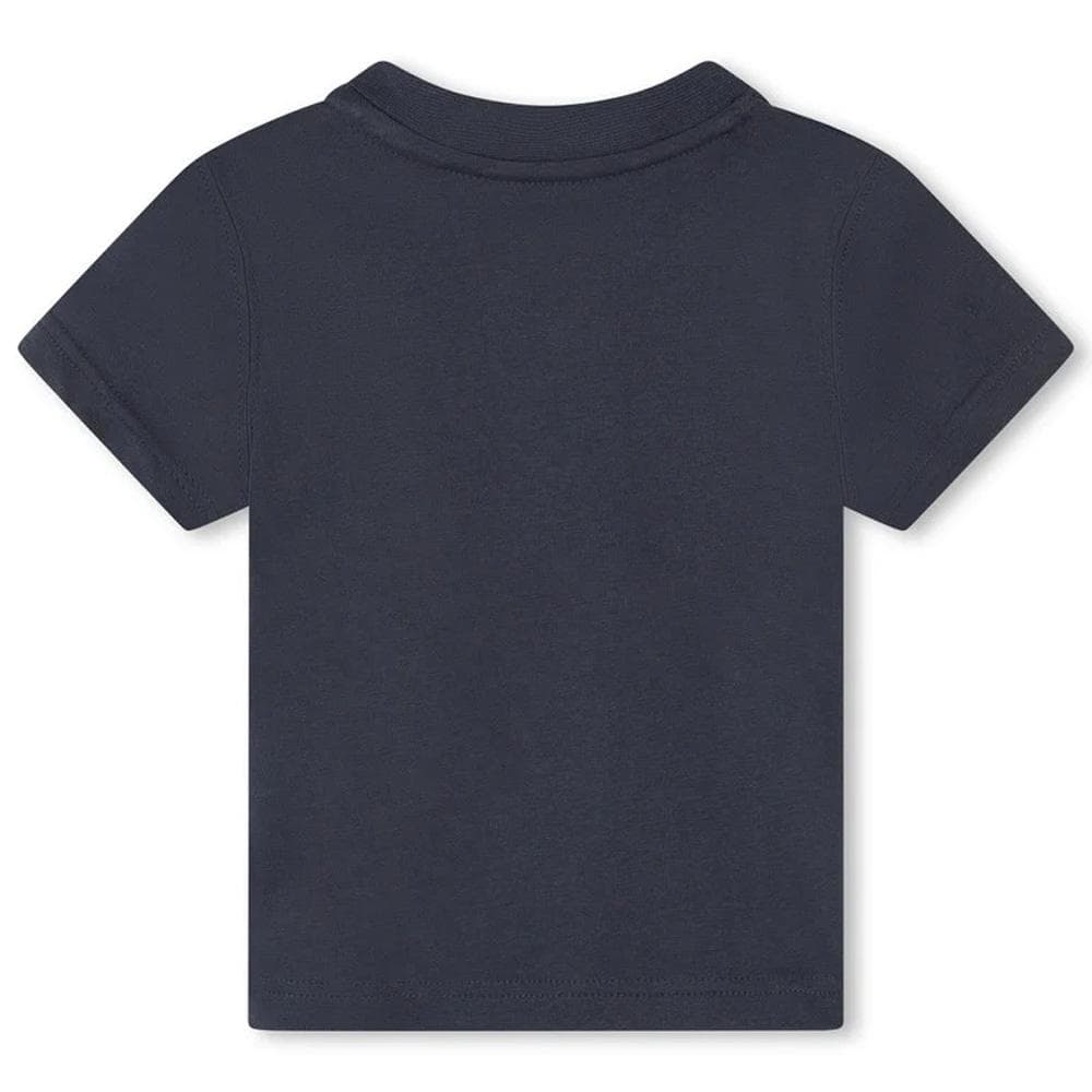 T-Shirt Bleu Bébé Timberland T60102 2