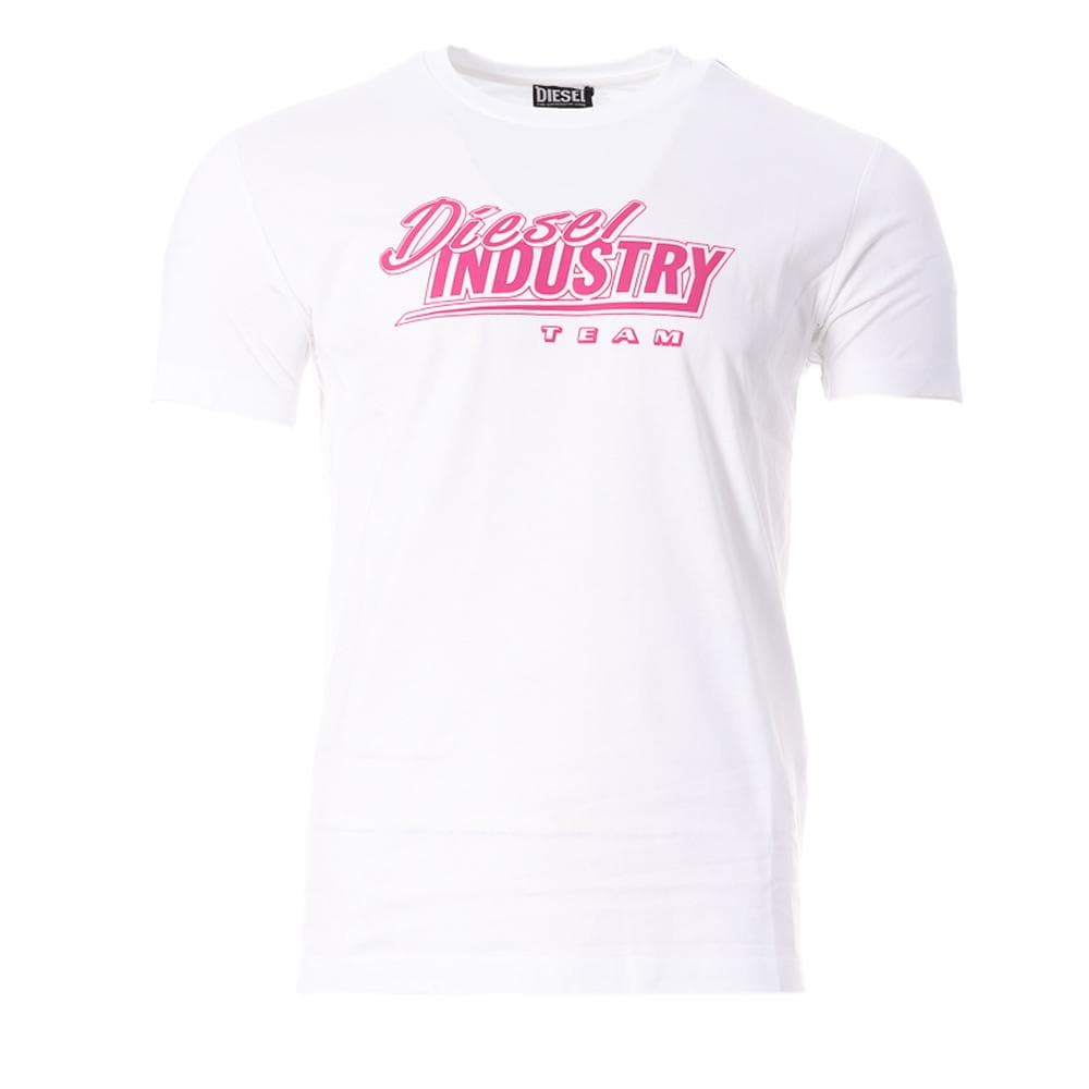 T-Shirt Blanc/Rose Homme Diesel Diegos 1