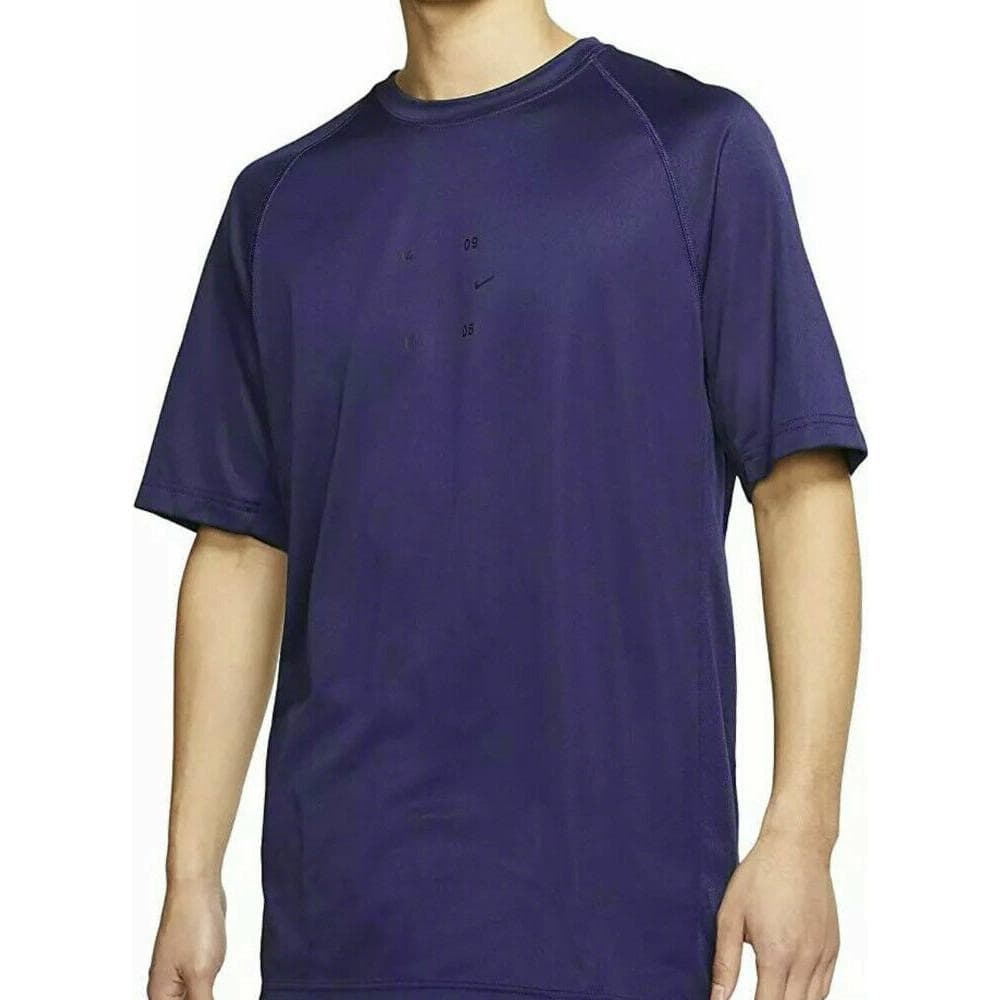 T-shirt de Running Bleu Foncé Homme Nike Knit 1
