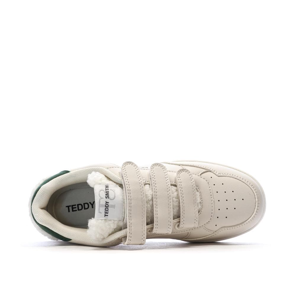 Baskets Ecru/Verte Femme Teddy Smith Sra C 4