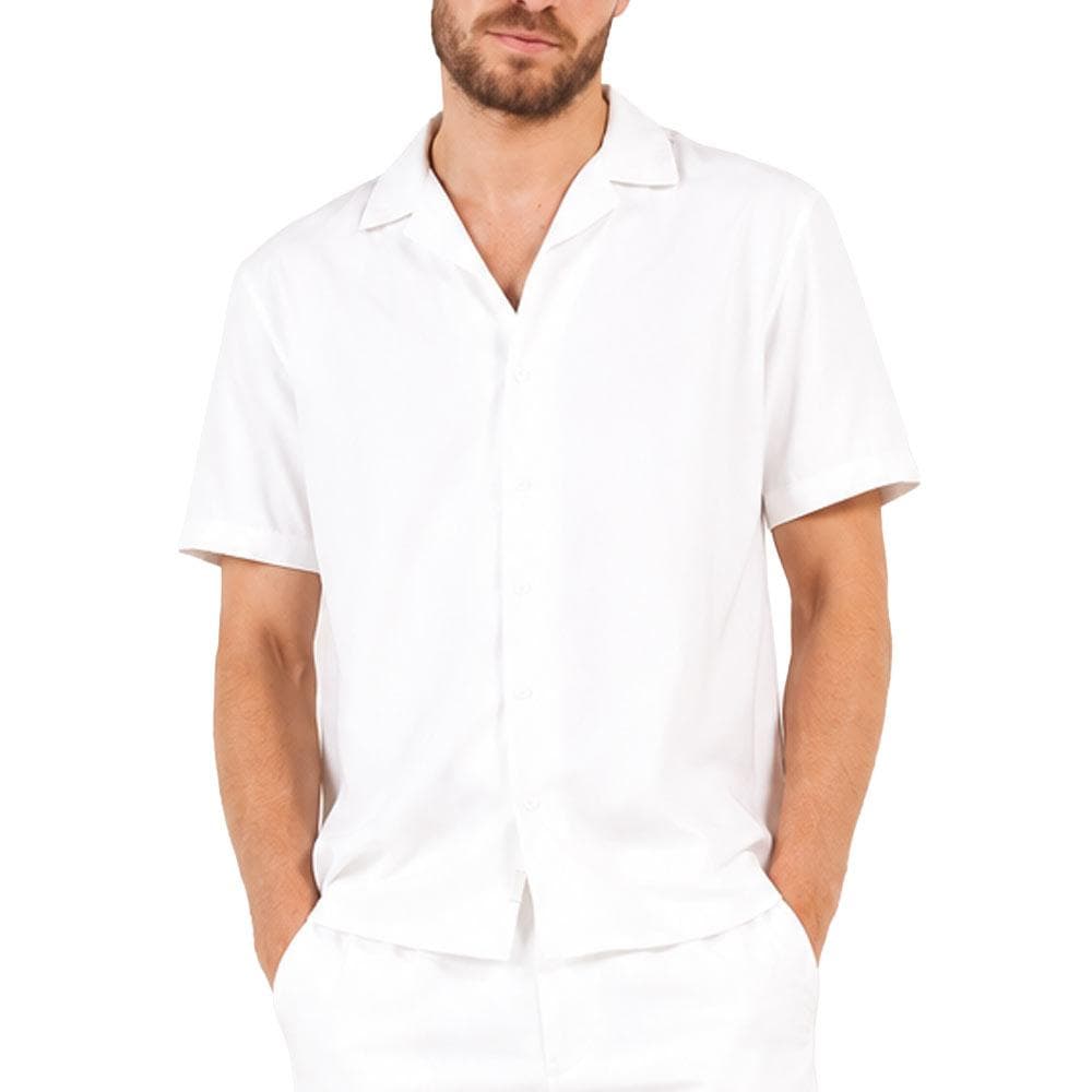 Chemise Blanche Homme RMS26 Seersucker 1