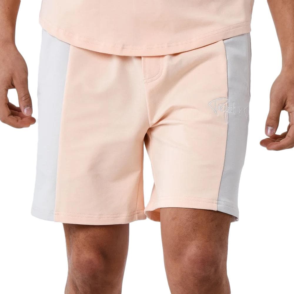 Short Orange/Blanc Homme Project X Paris Colorblock 1