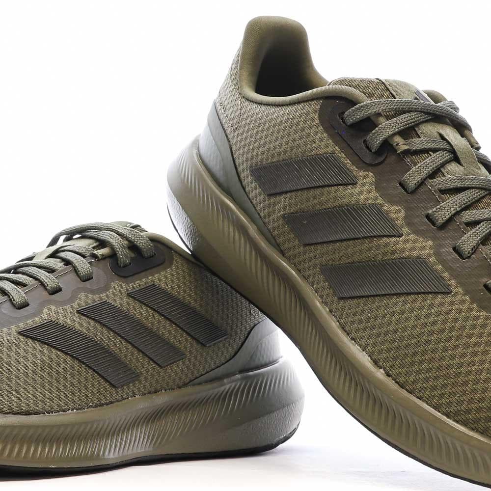 Chaussures de Running Kakis Homme Adidas Runfalcon 3.0 7