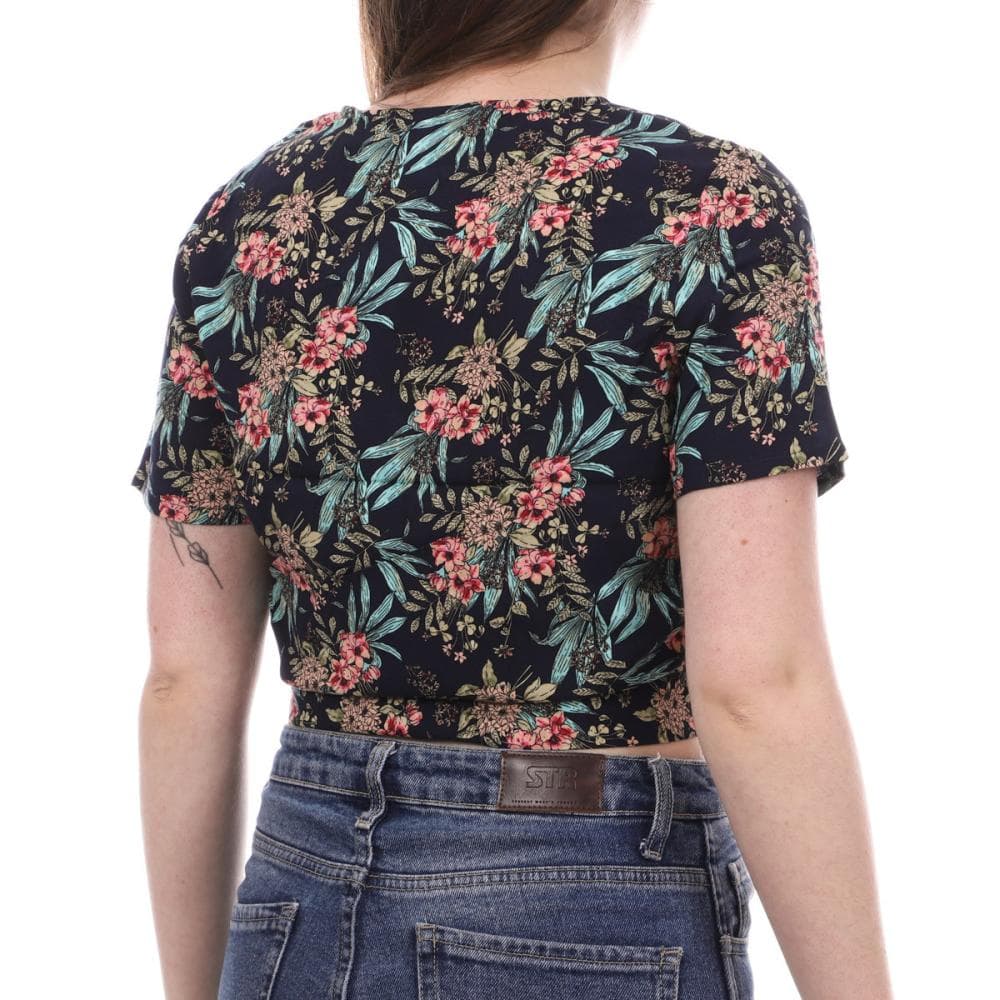 Blouse Marine à fleurs Femme Vero Moda Easy 2
