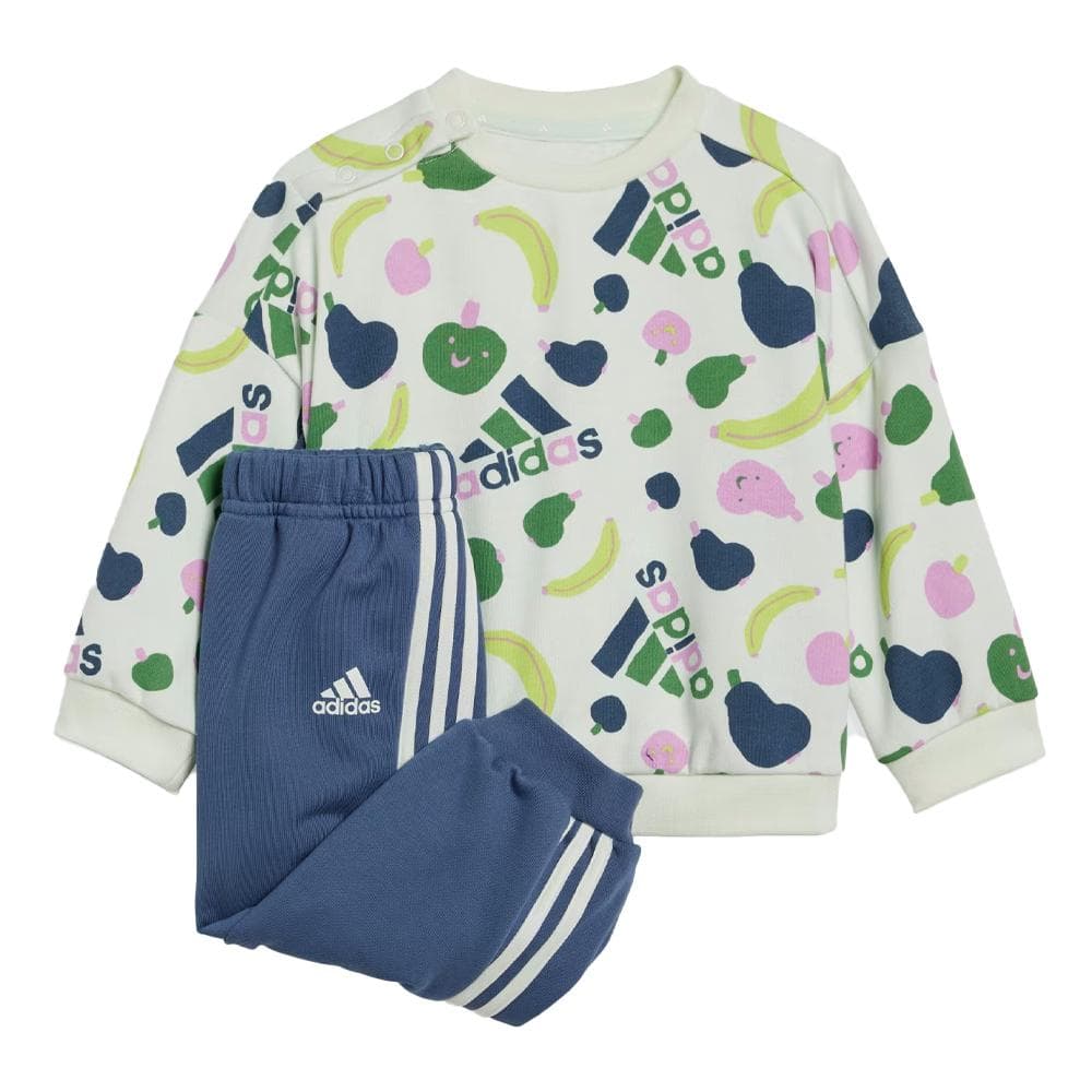 Survêtement Bleu/Blanc Fille Adidas Fruit 1