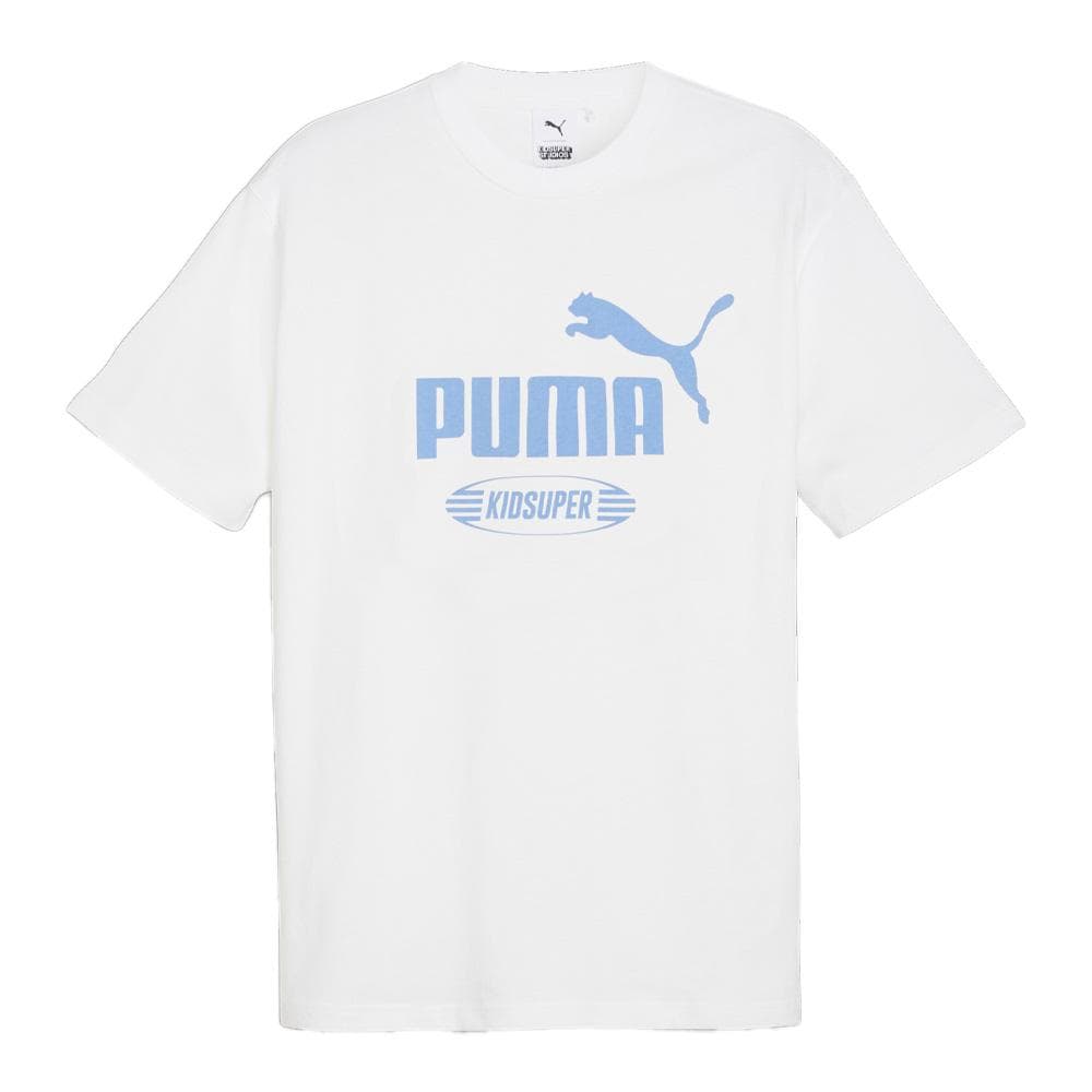 T-Shirt Blanc/Bleu Homme Puma X Kidsuper 1