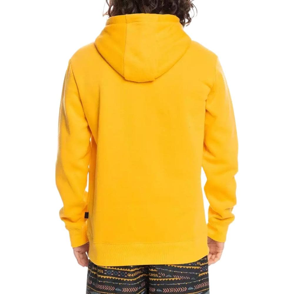 Sweat Jaune Homme Quiksilver Biglogohood 2