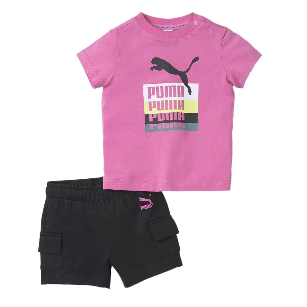 Ensembles Rose/Noir Fille bebe Puma Prime 1