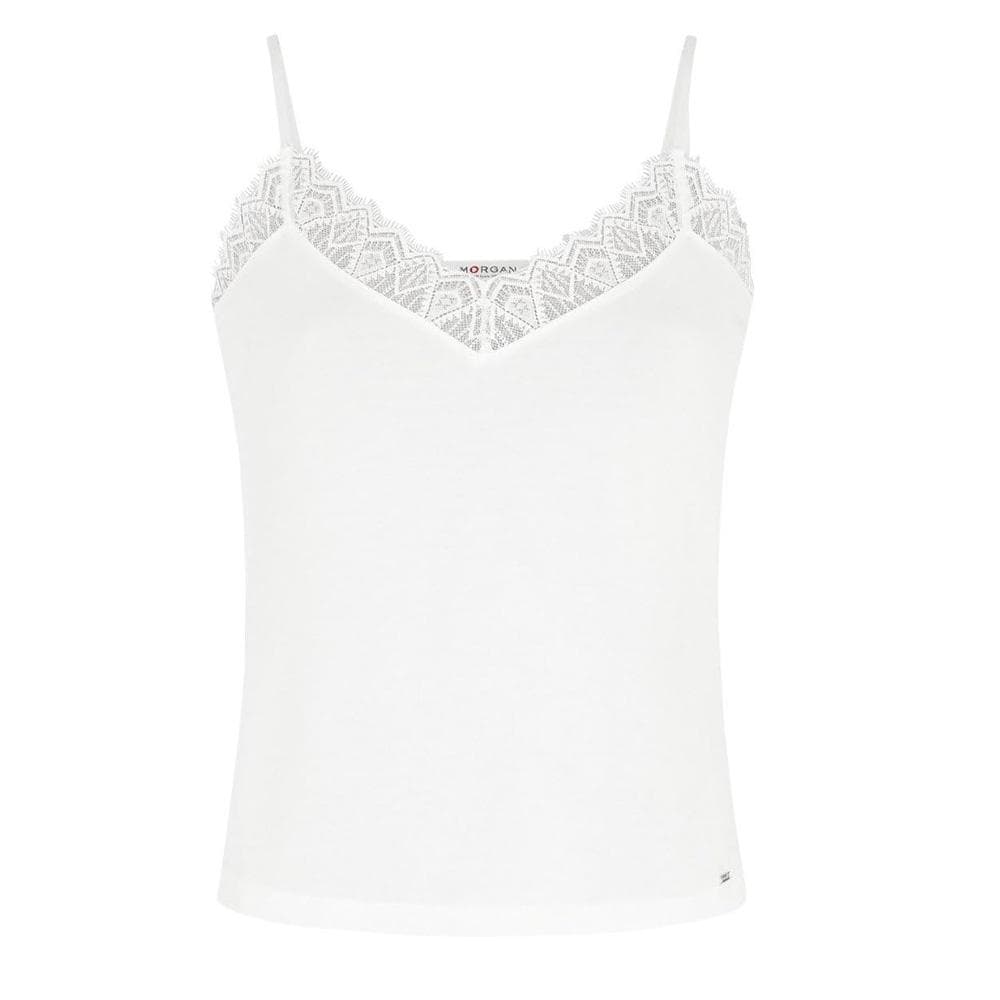 Débardeur Blanc Femme Morgan BETINA 2