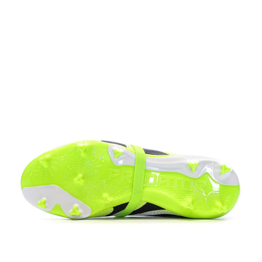Chaussures de Football Blanc/Vert Homme Adidas Predator League Ft 5