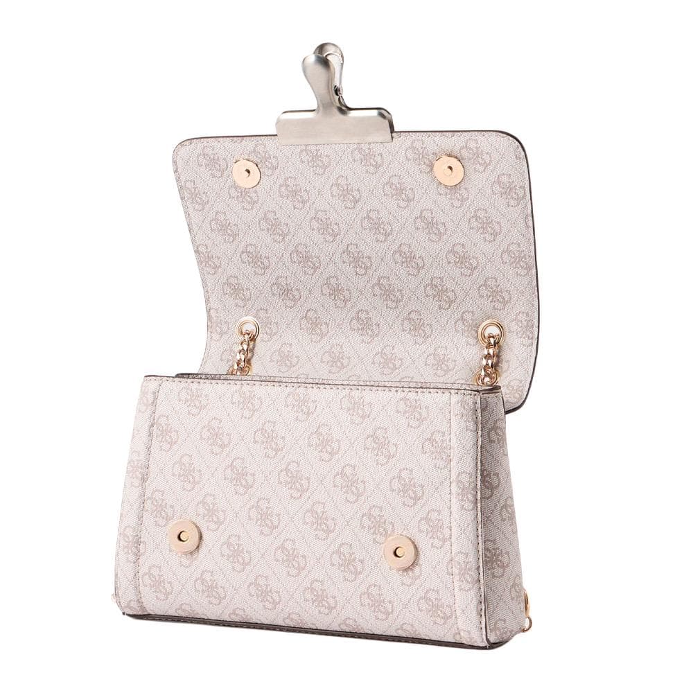 Sac à Bandoulière Blanc/Beige Femme Guess Noelle 3