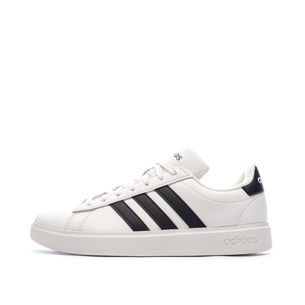 Baskets Blanches/Noires Homme Adidas Grand Court 2.0 1