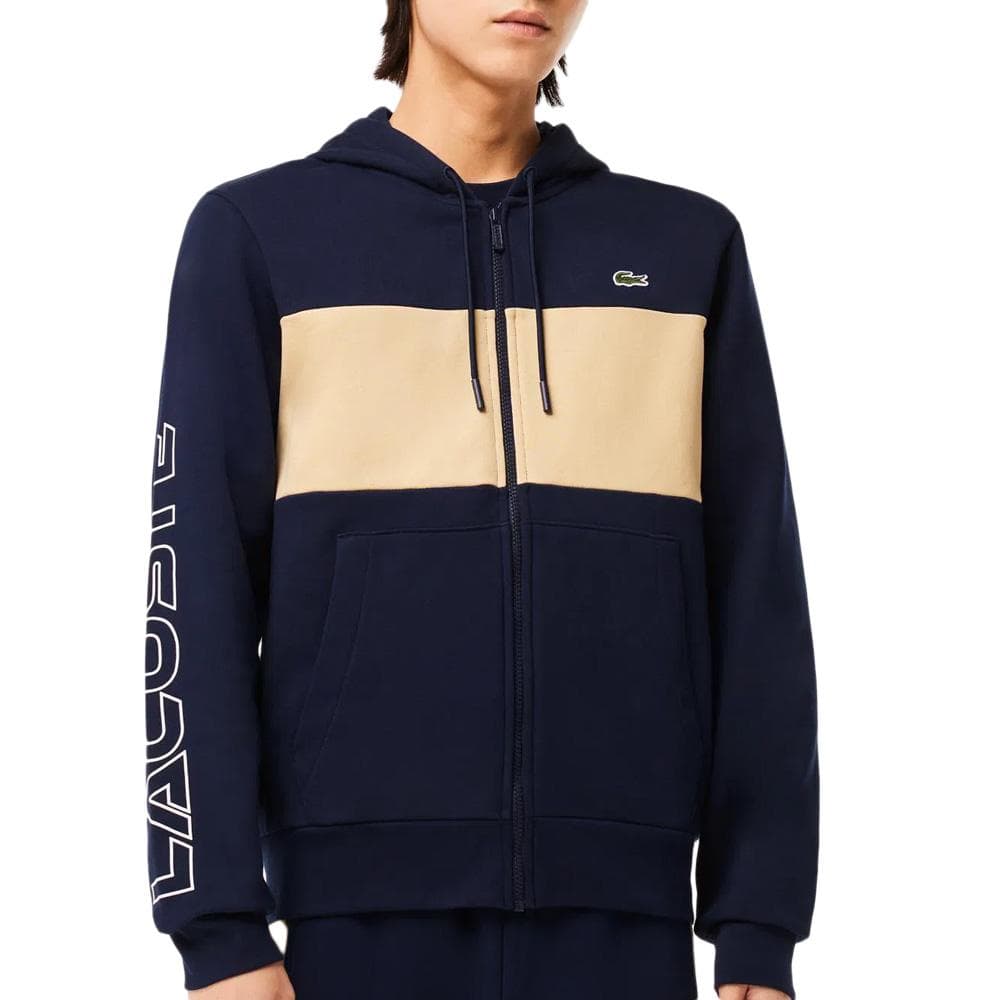 Sweat Marine/Beige Homme Lacoste SH1416 1