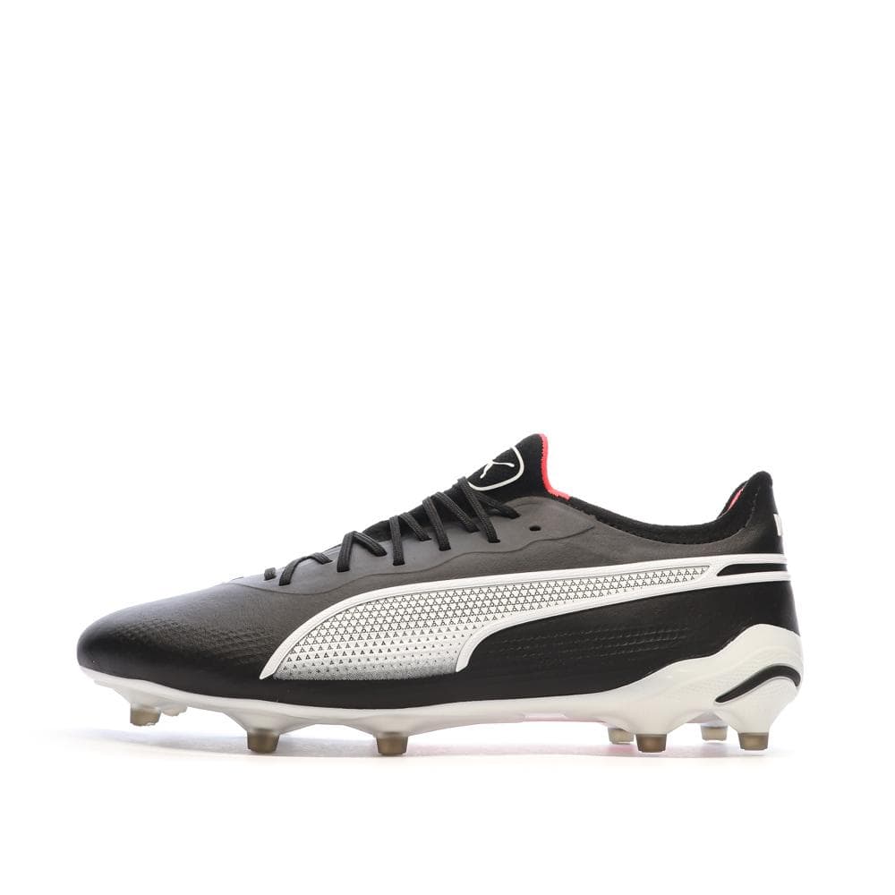 Chaussures de football Noire/Blanche Homme PumaKing Ultimate 1