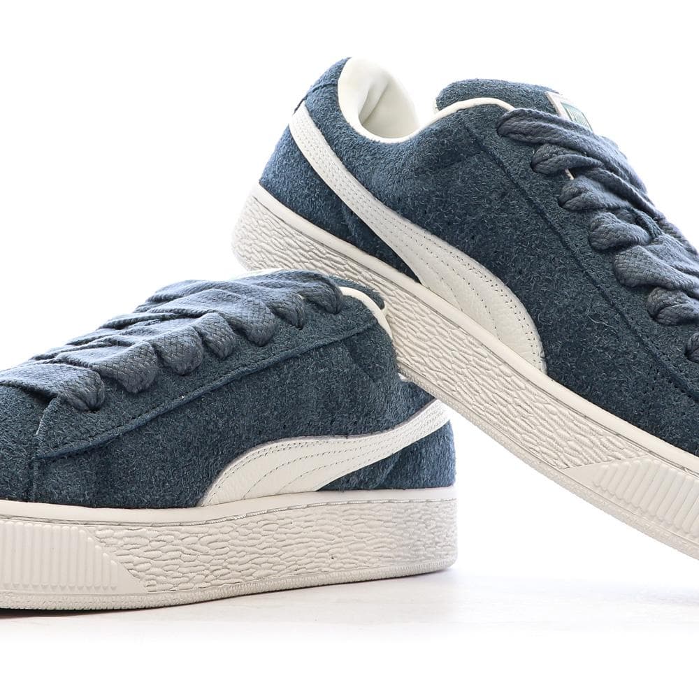 Baskets Bleu/Blanche Homme Puma Suede Xl Hairy 7
