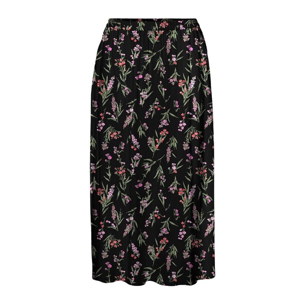 Jupe Longues Imprimé Noir/Vert Femme Vero CURVE Moda Measy 1