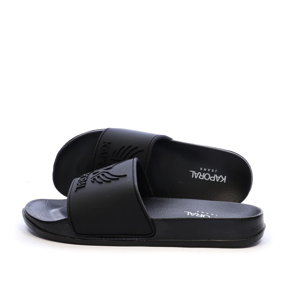Claquettes Noir Femme Kaporal Bapo 1