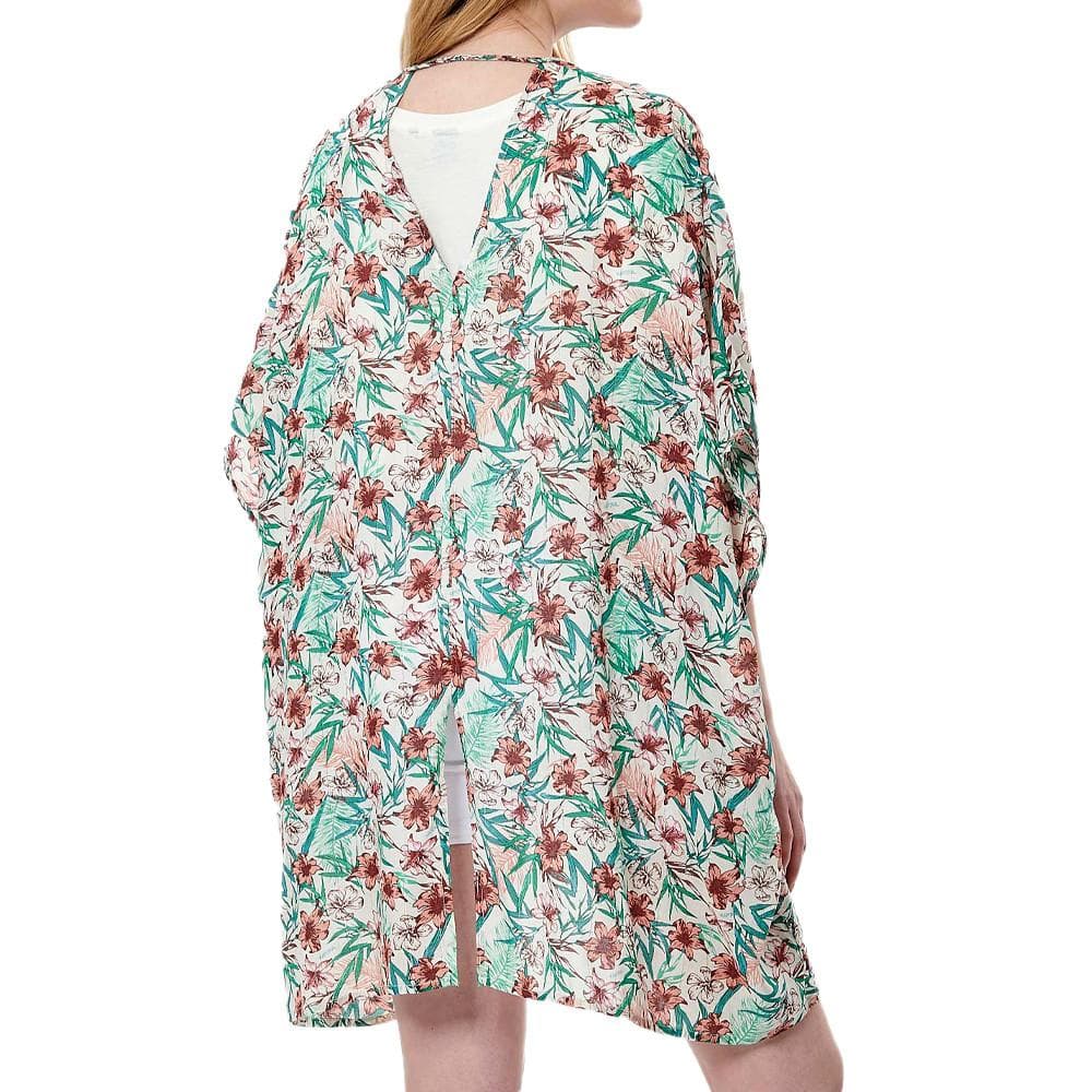 Kimono Fleuries Blanches Femme Kaporal Growe 2