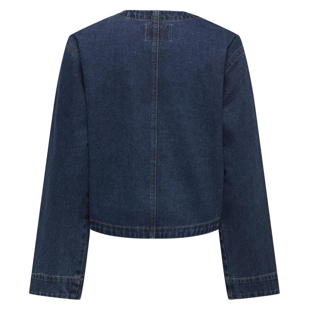 Veste en Jean Bleu Foncé Femme Only Palma 2