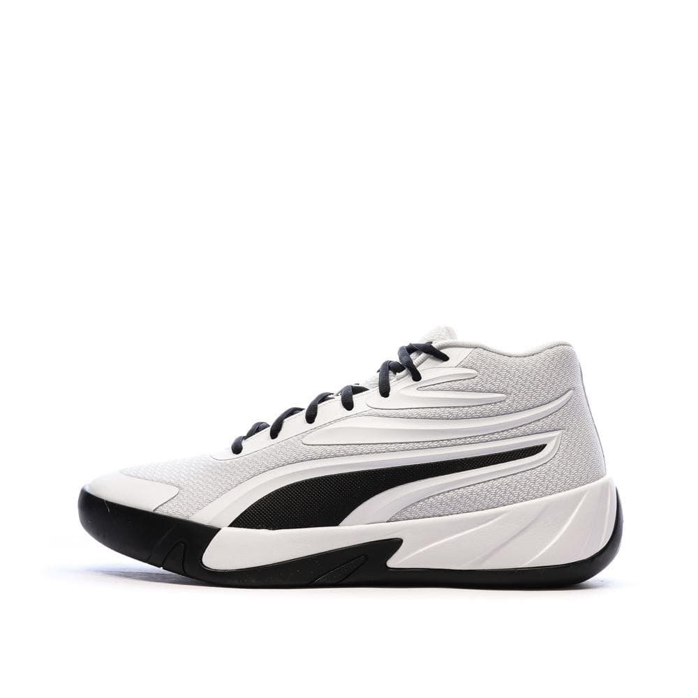 Chaussures de Basketball Grises/Blanches Homme Puma Court Pro 1