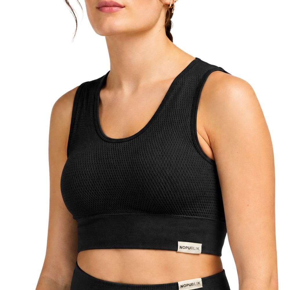 Brassière de Sport Noir Femme No Publik Iris 1