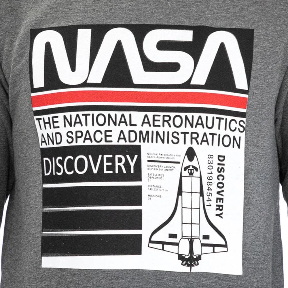 Sweat Gris Homme Nasa 58S 3
