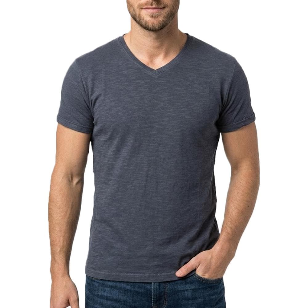 T-shirt bleu gris Homme Paname Brothers TANGOP 1