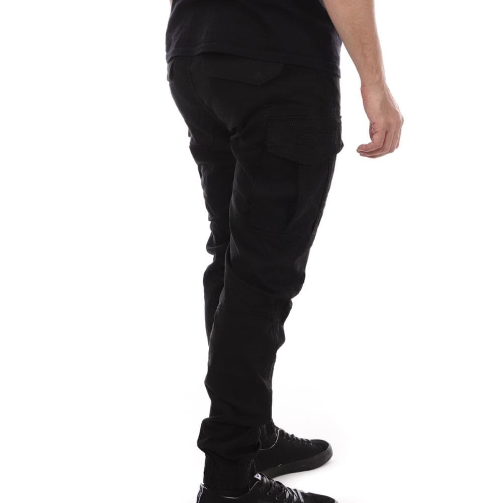 Pantalon Cargo Noir Homme Schott Relax 2