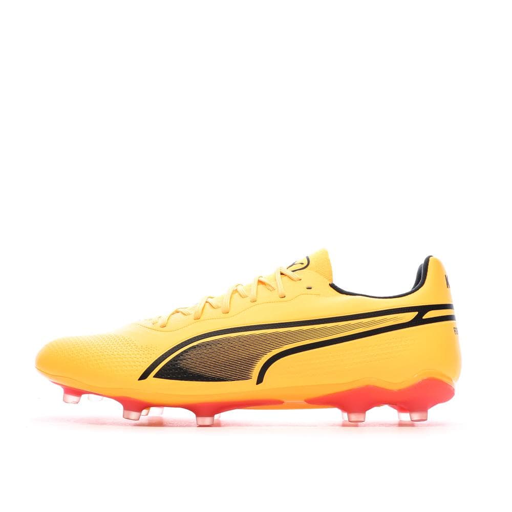 Chaussures de Foot Jaunes/Noires Homme Puma King Pro FG/AG 1