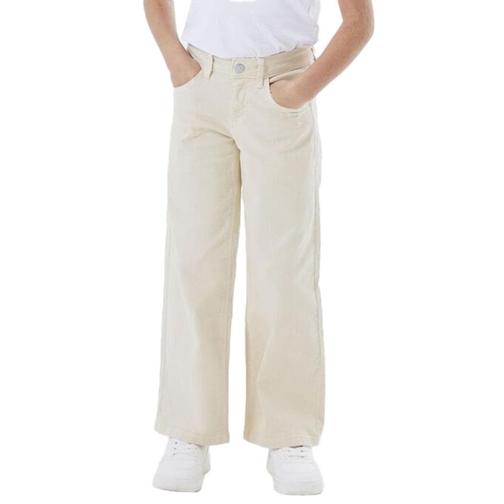Jean Regular Beige Fille Name it Wide 1115 1
