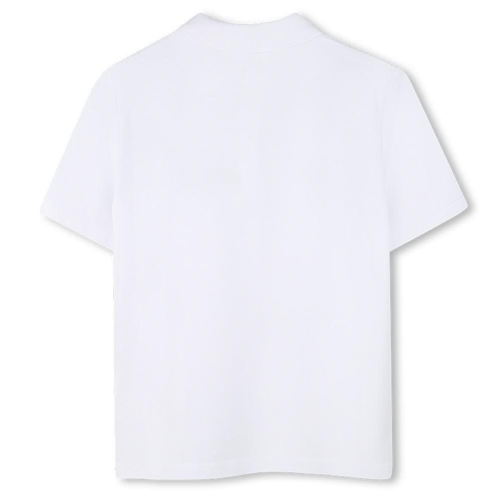 Polo Blanc/Noir Garçon Hugo Boss J52730 2