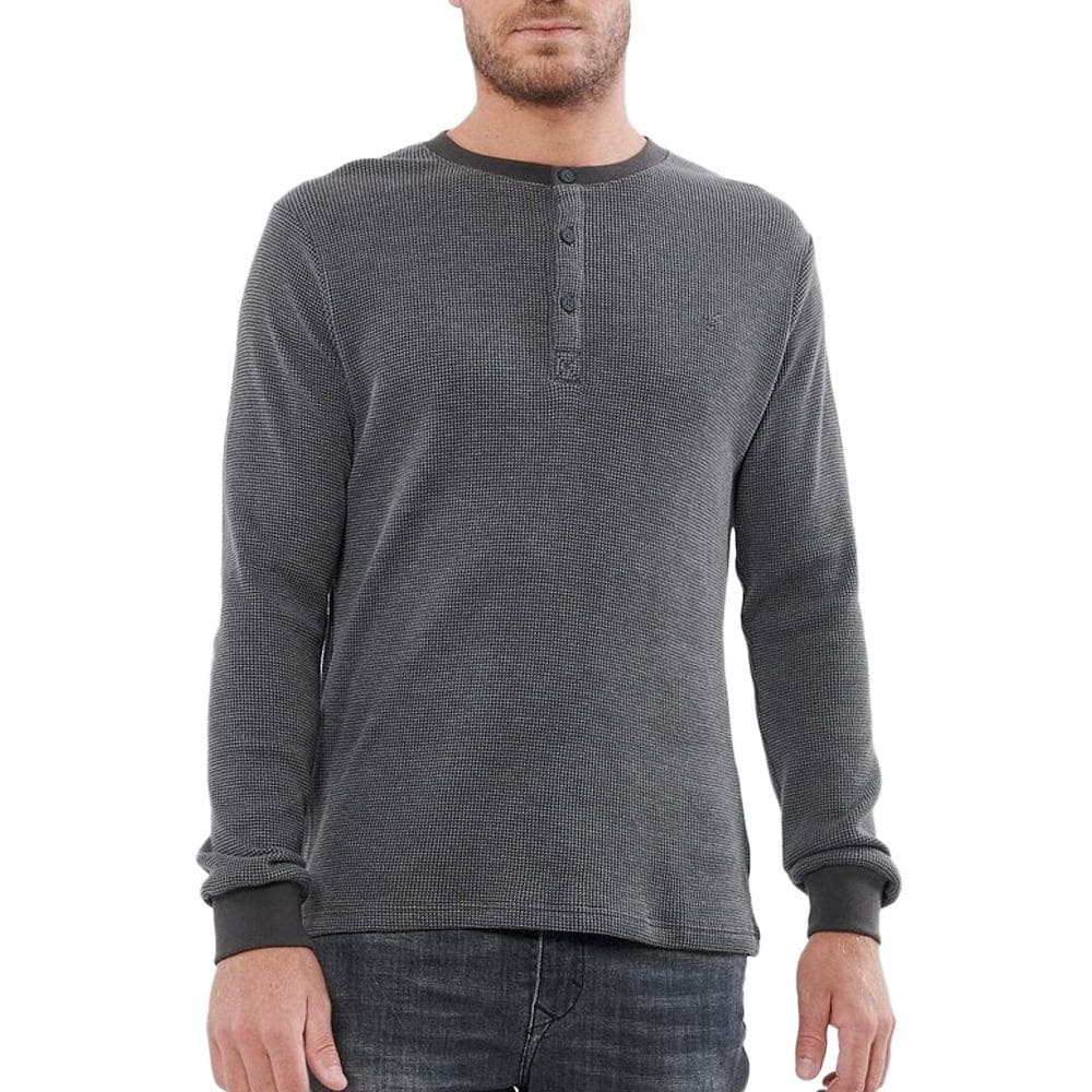 T-Shirt Gris/Noir Homme Kaporal Riad 1