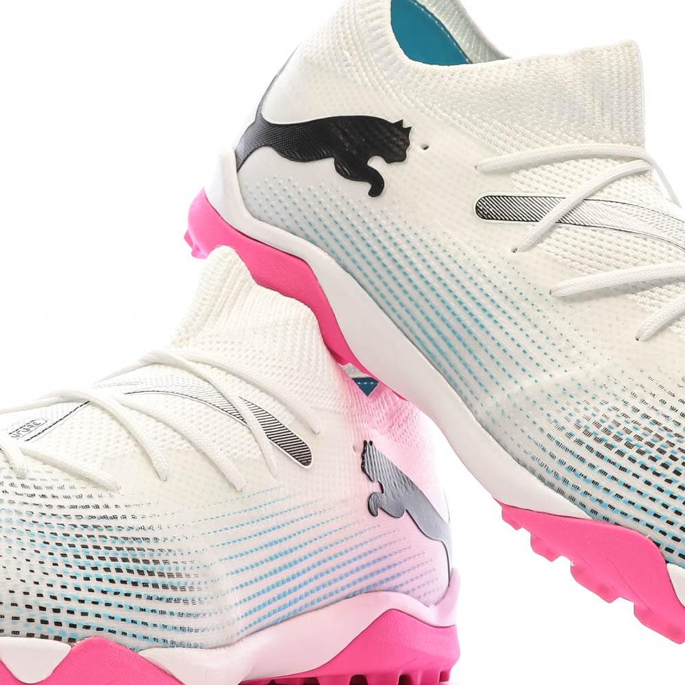 Chaussures de football Blanc/Rose Homme Puma Match Future 7 7