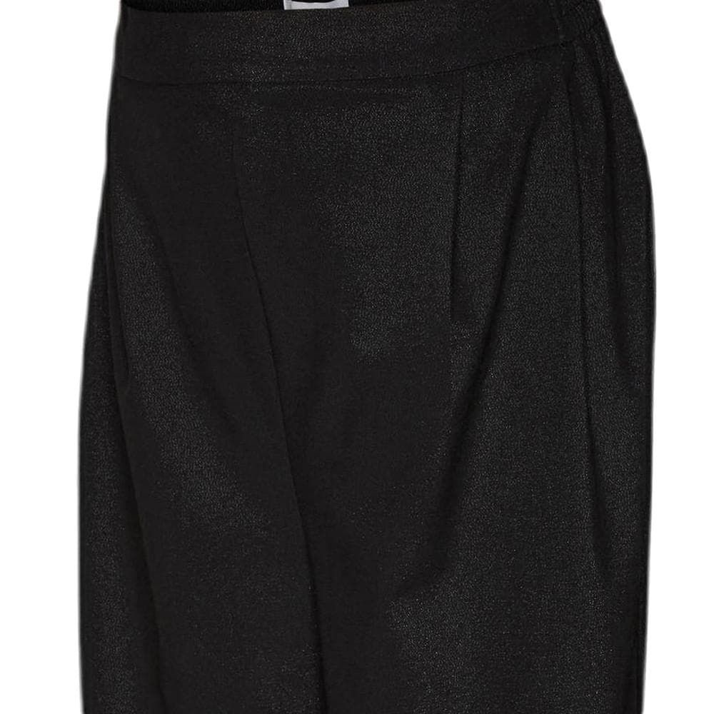 Pantalon Droit Noir Femme Mamalicious Glitter 2