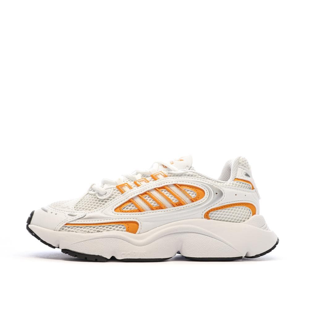 Baskets Blanches/Oranges Femme Adidas Ozmillen 1