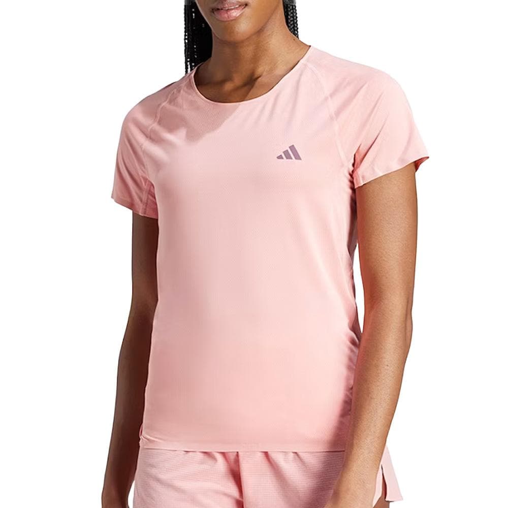 T-Shirt Rose Femme Adidas Adizero 1