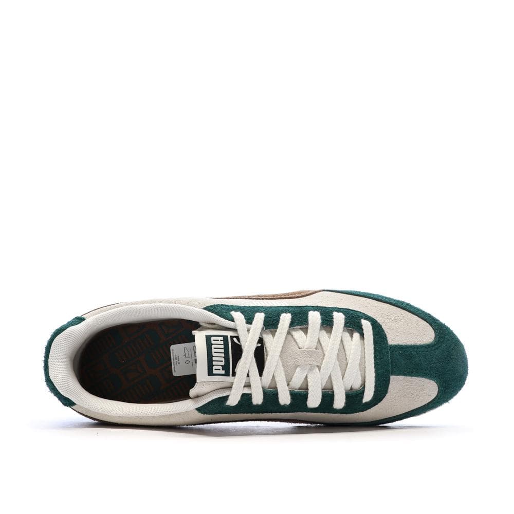 Baskets Vert/Beige Homme Puma Arizona Suede 4
