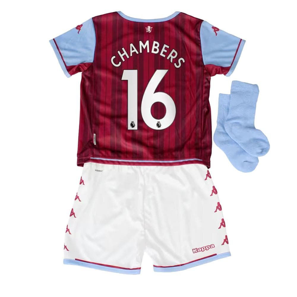 Aston Villa Kit Domicile Rouge/Bleu Bébé Kappa 2021/2022 2