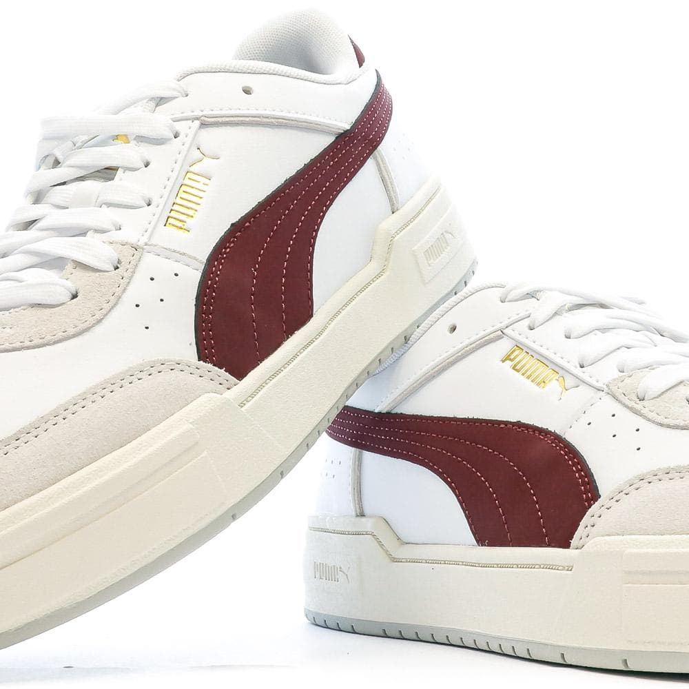Baskets Blanches/Bordeaux Homme Puma Pro Sport Mix 7