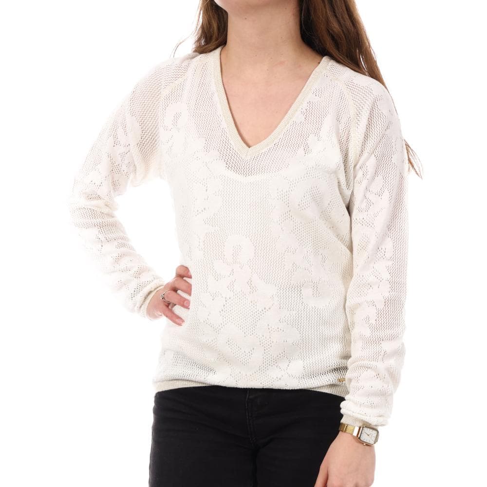 T-Shirt Manches Longues Blanc Femme Kaporal JENTI 1