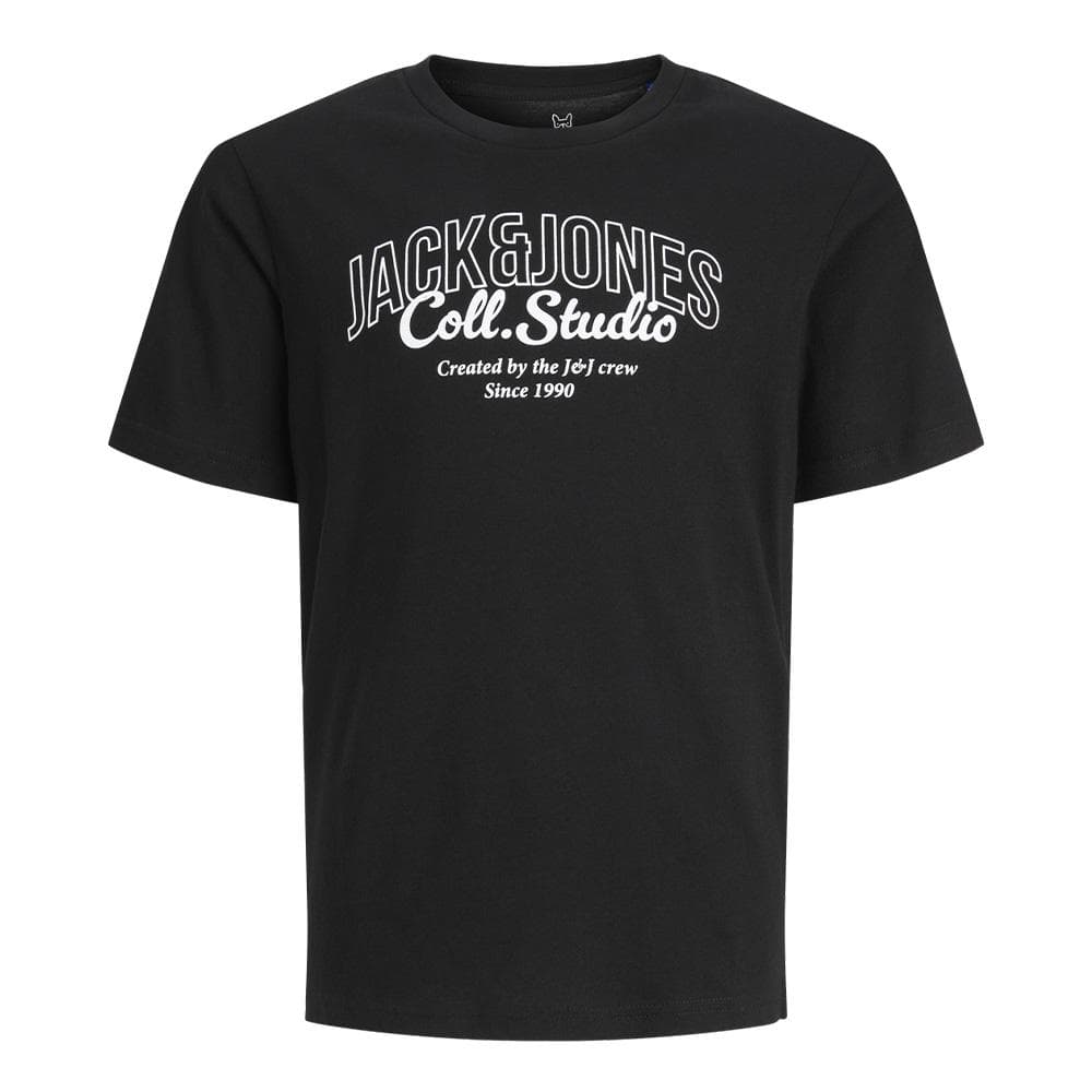 T-Shirt Noir Garçon Jack & Jones Kotos 3