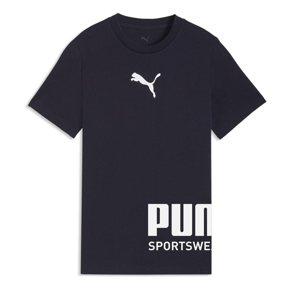 T-shirt Marine/Blanc Garçon Puma Sport Graphic 1