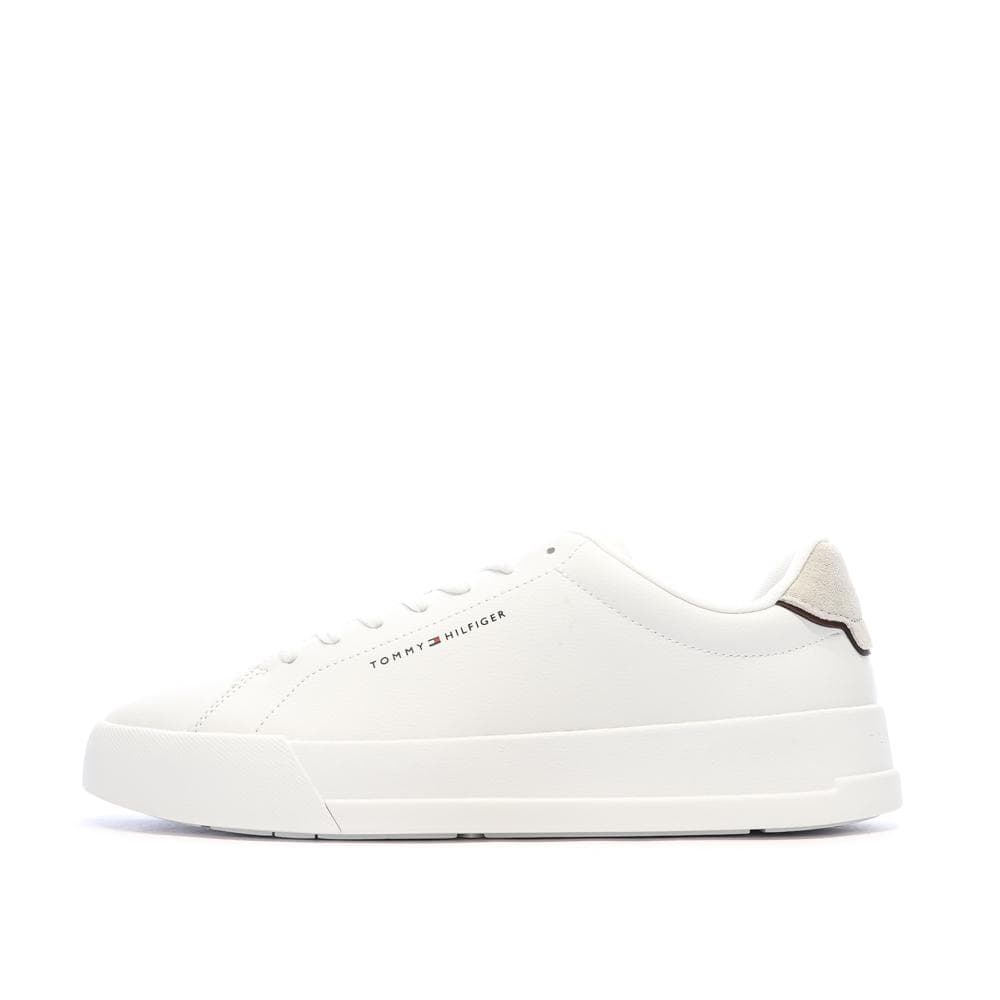 Baskets Blanches/Beiges Homme Tommy Hilfiger Court 1