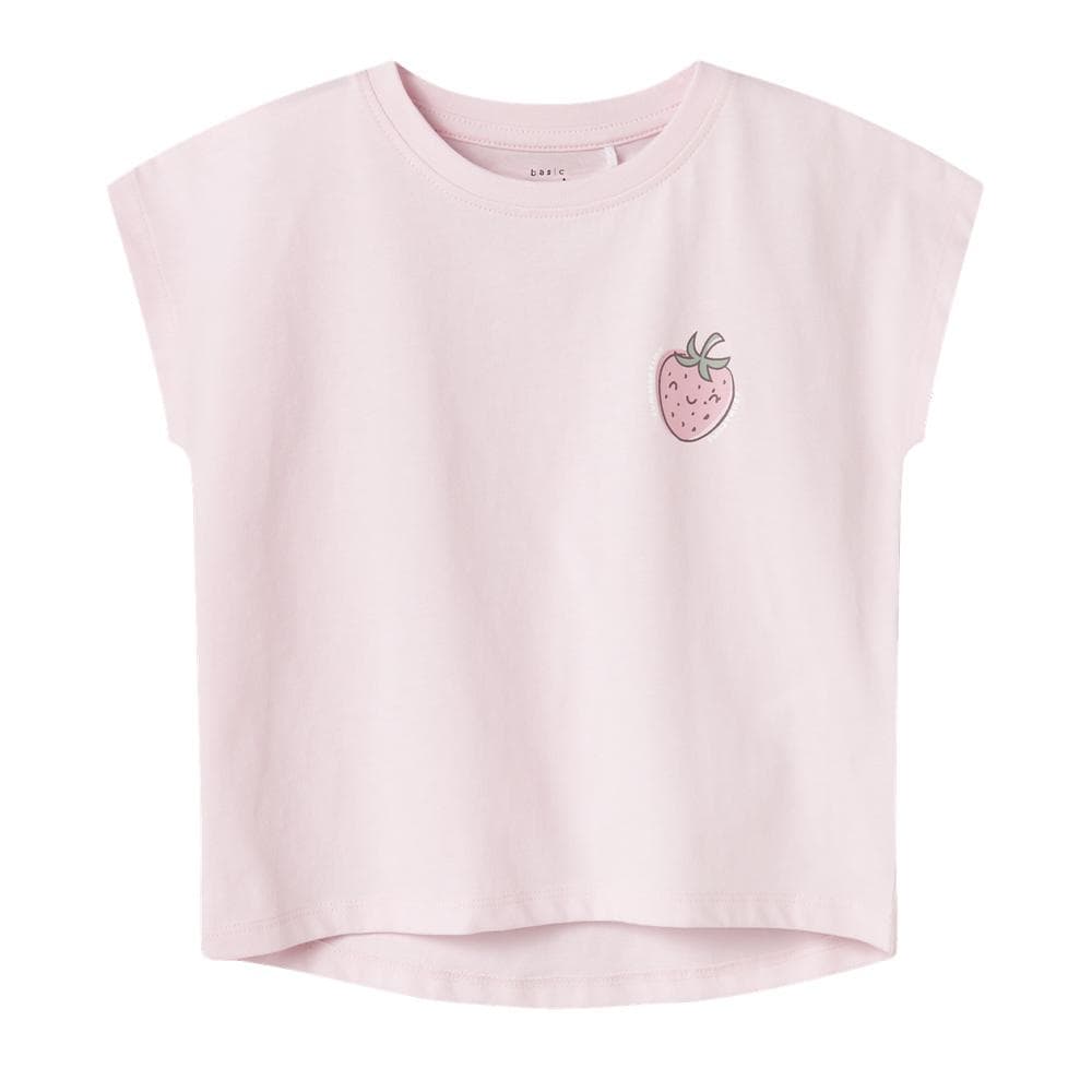 T-Shirt Rose Fille Name it Capsl 1