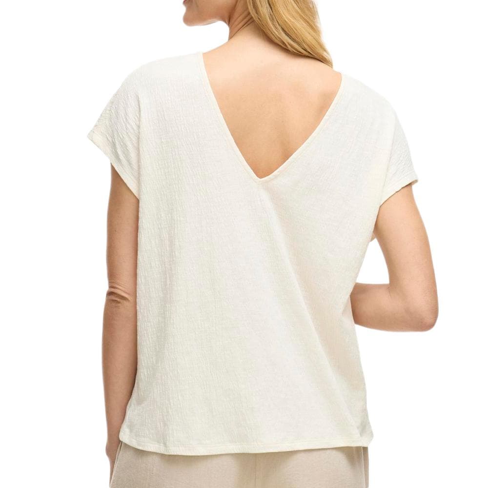 T-Shirt Beige Femme Vila Visyma 2