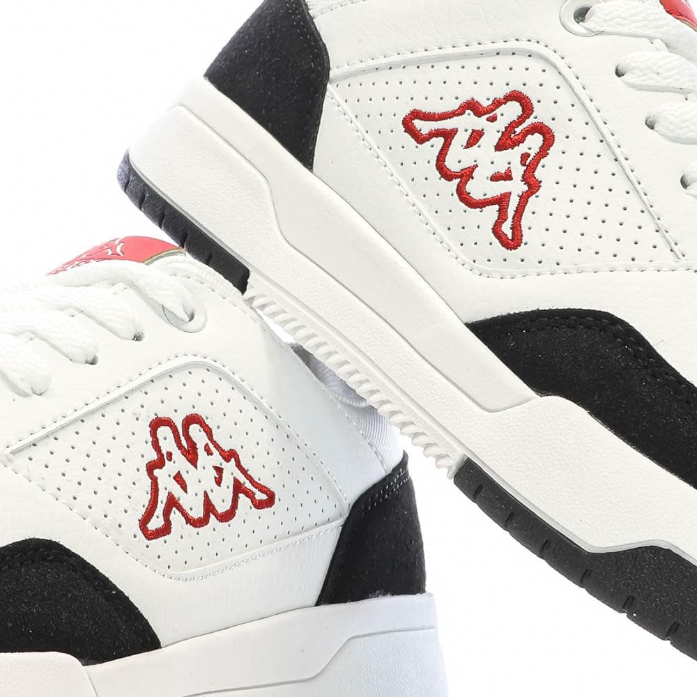 Baskets Blanches/Noires/Rouges Garçon Kappa Manis 7