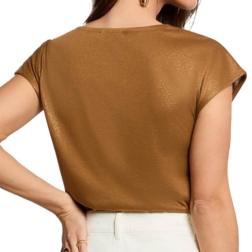 T-Shirt Marron Femme Morgan Fantaisie 2