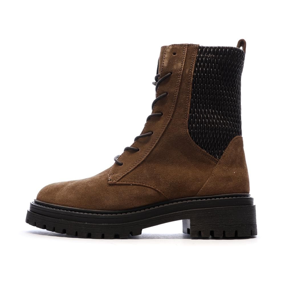 Bottines Marron/Noir Femme Geox Iridea 1